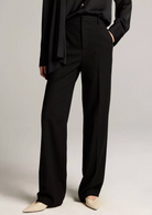 Elsa Fine Suiting Trouser in Black-Pants-Vince-Black-0-Mercantile Portland