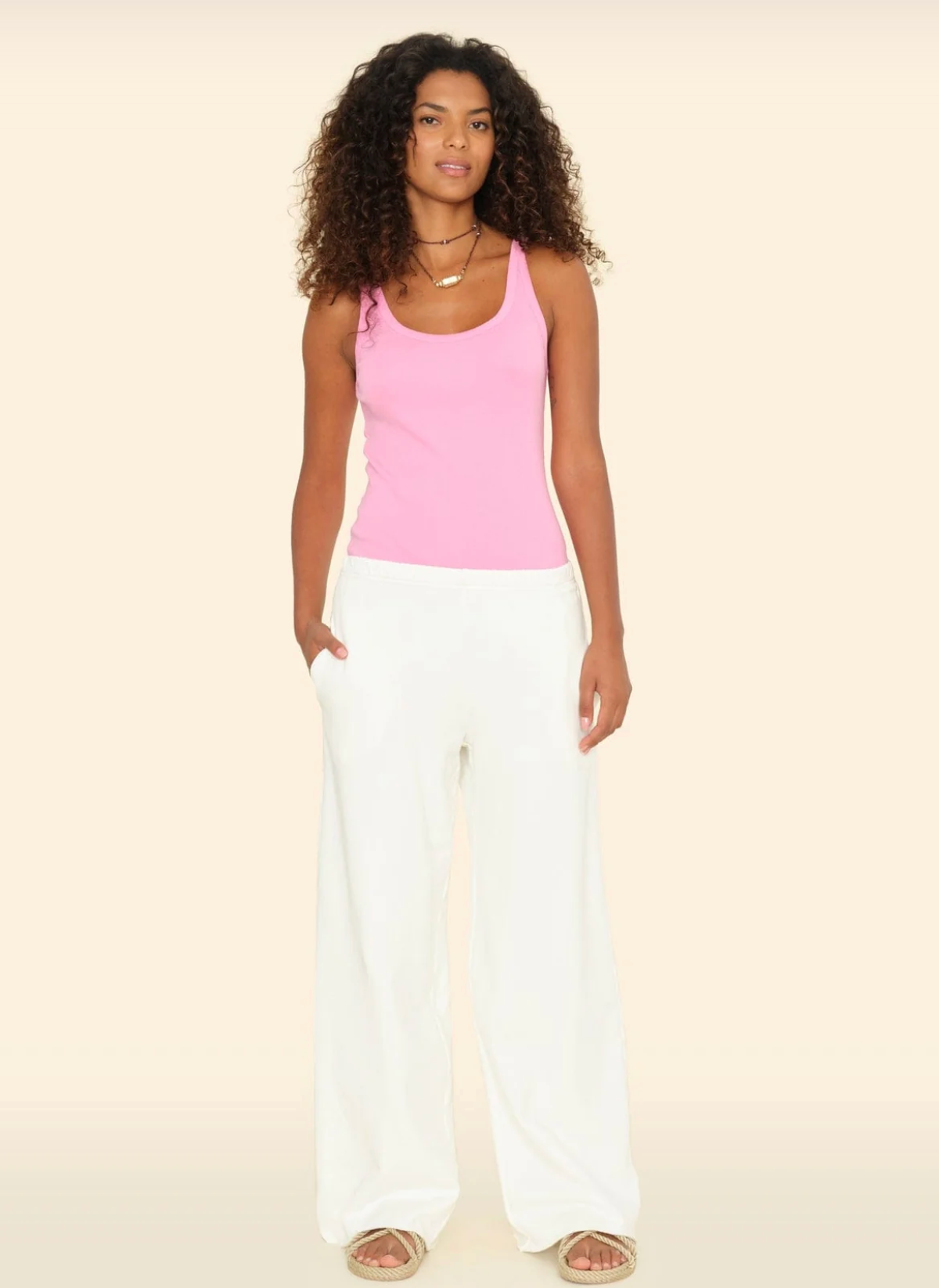 Emmette Sweatpant in Alabaster-Pants-Xirena-Alabaster-XS-Mercantile Portland