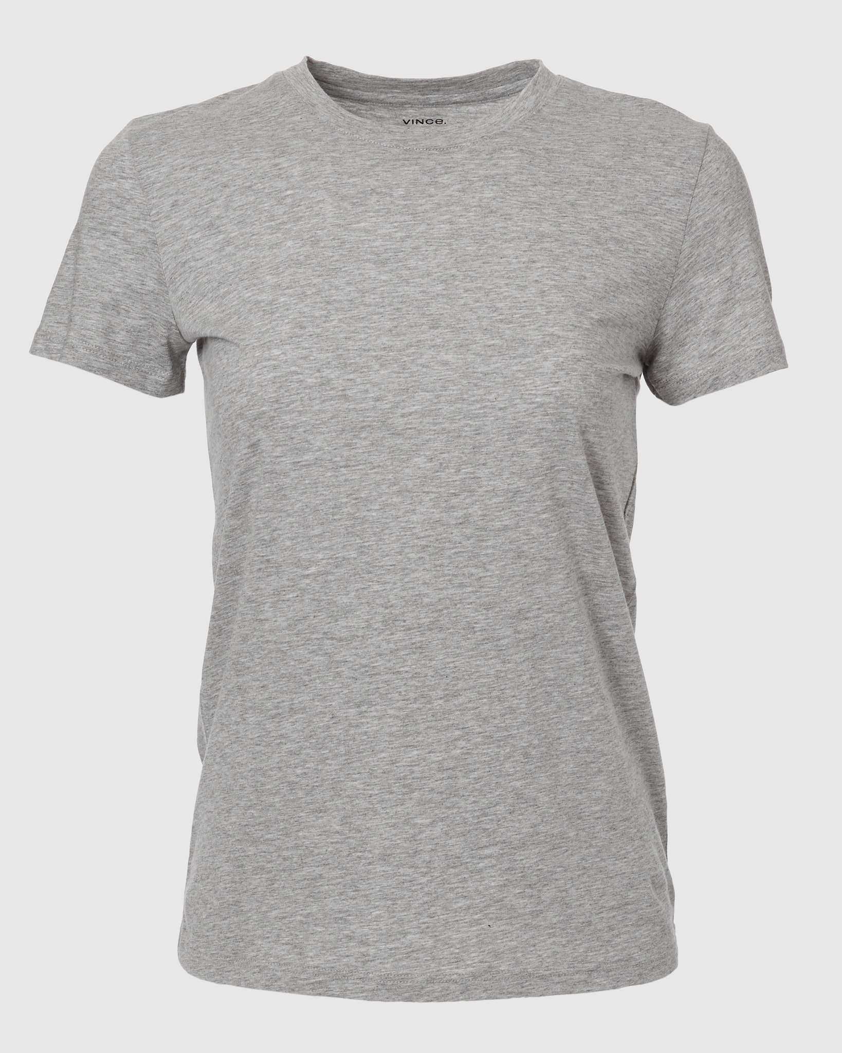 Essential Pima Cotton Crew-Clothing-Vince-Heather Grey-XS-Mercantile Portland