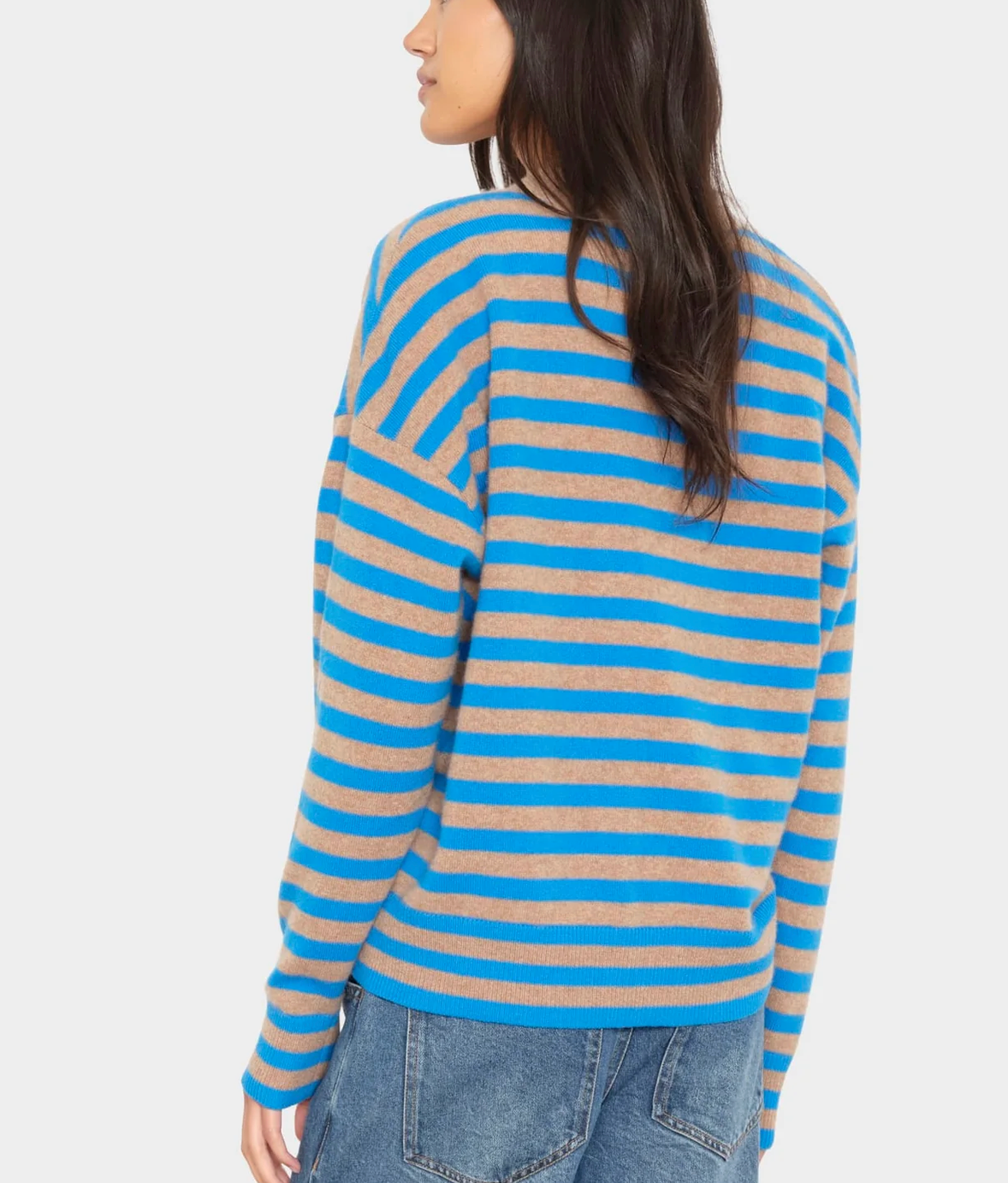 Estelle Cardigan-Sweaters-Xirena-Cobalt / Sand-XS-Mercantile Portland