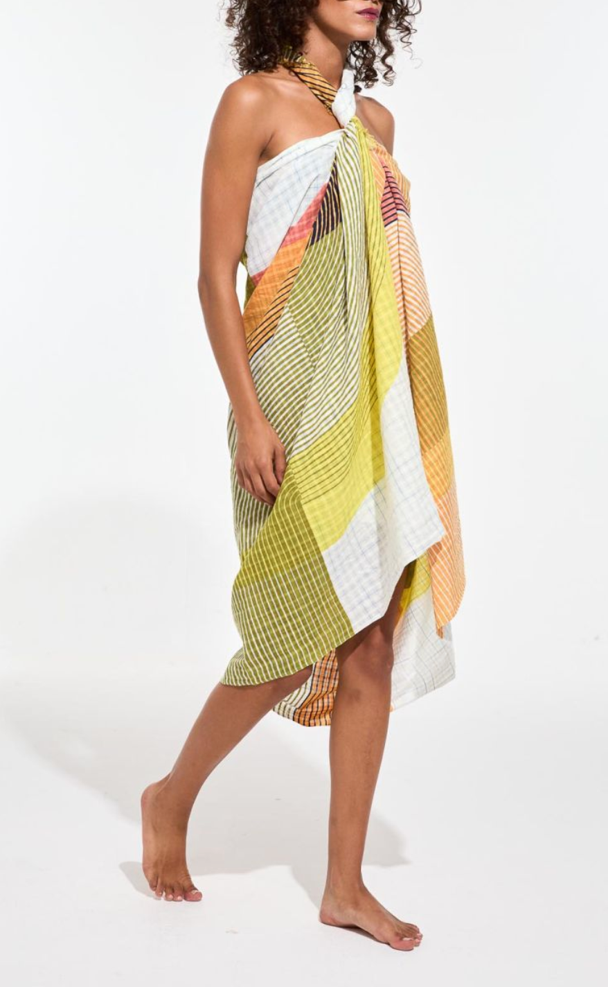 Ettore Scarf in Amber-Scarves and Wraps-MAPOESIE-Amber-OS-Mercantile Portland