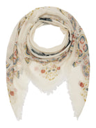 Euclide Scarf-Scarves and Wraps-Franco Ferrari-Teal Multi-OS-Mercantile Portland