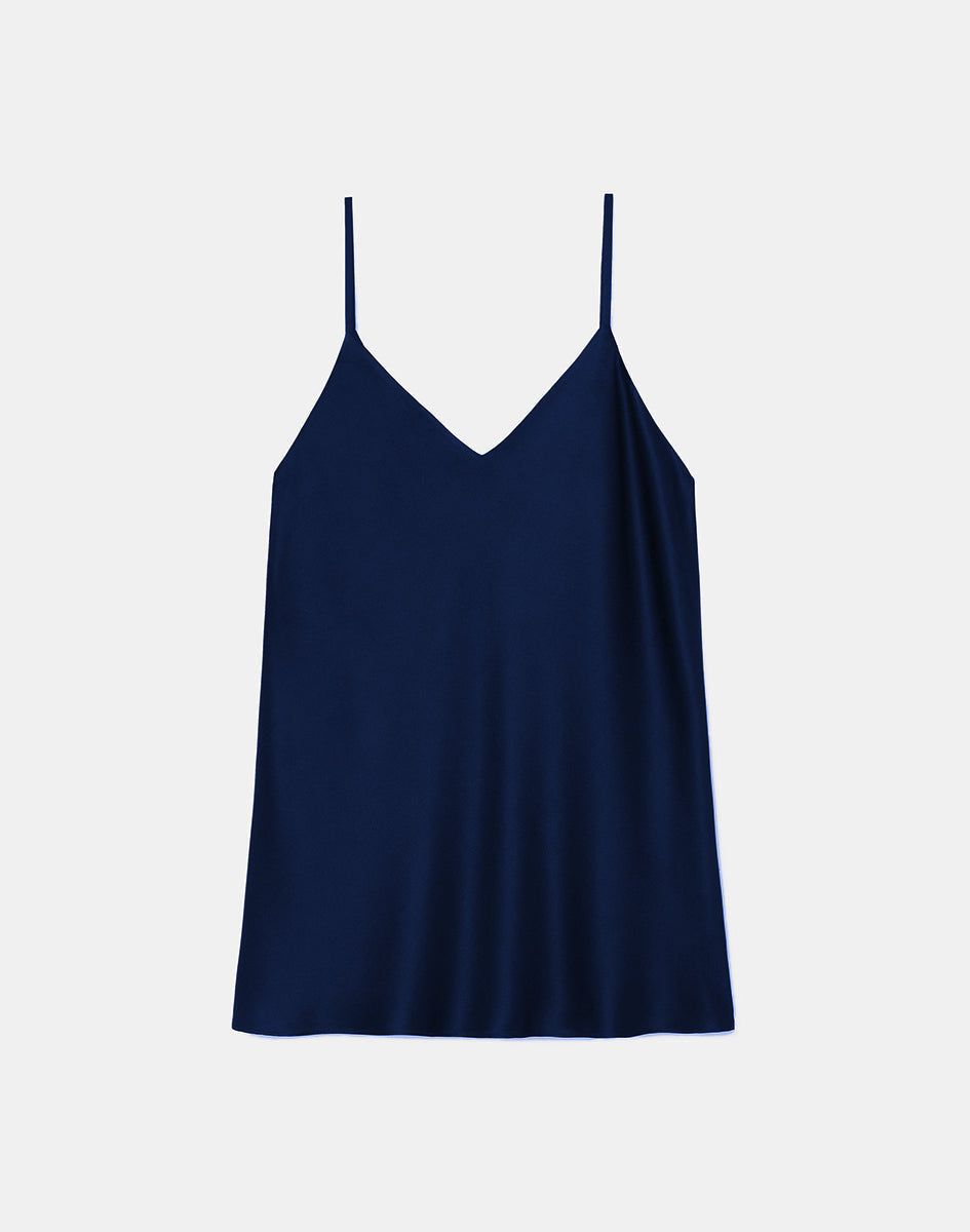 Eva Bias Tank-Tops-Lafayette 148-Midnight Blue-XS-Mercantile Portland