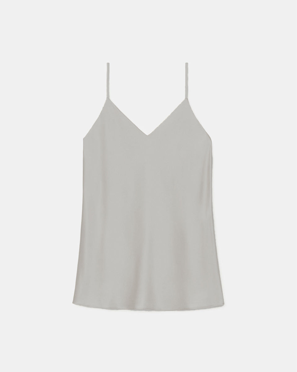 Eva Bias Tank-Tops-Lafayette 148-Pale Grey • Lafayette 148-XS-Mercantile Portland