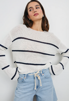 Evangeline Sweater-Sweaters-Rails-Navy/White Stripe-XS-Mercantile Portland