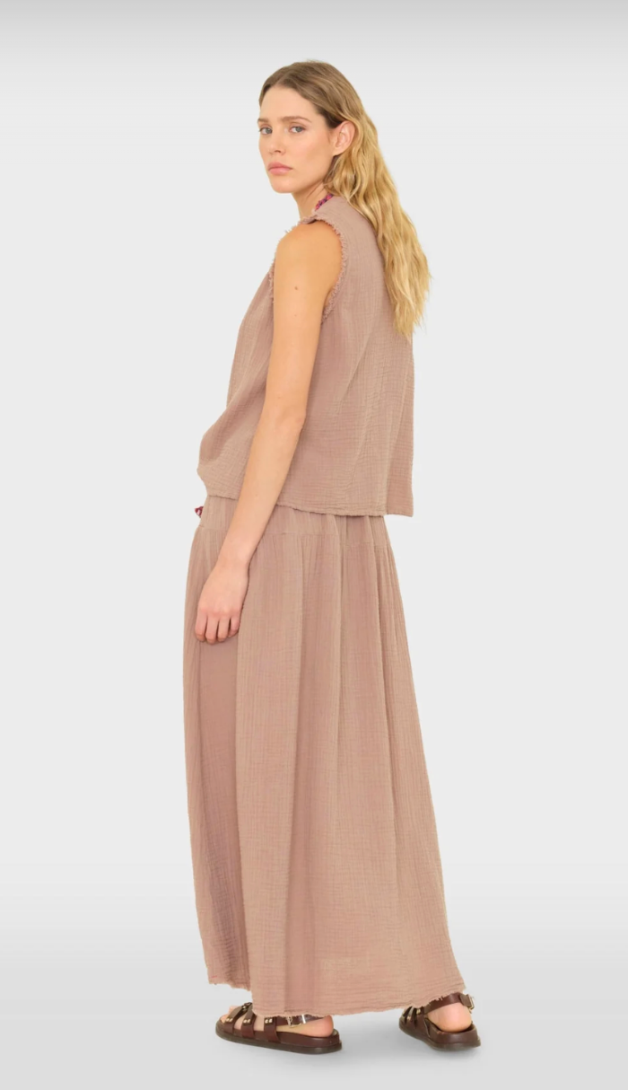 Evelyn Skirt-Clothing-Xirena-Ash Brown-XS-Mercantile Portland