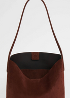 Everyday Cabas in Chocolate Suede-Accessories-Mansur Gavriel-Chocolate-OS-Mercantile Portland