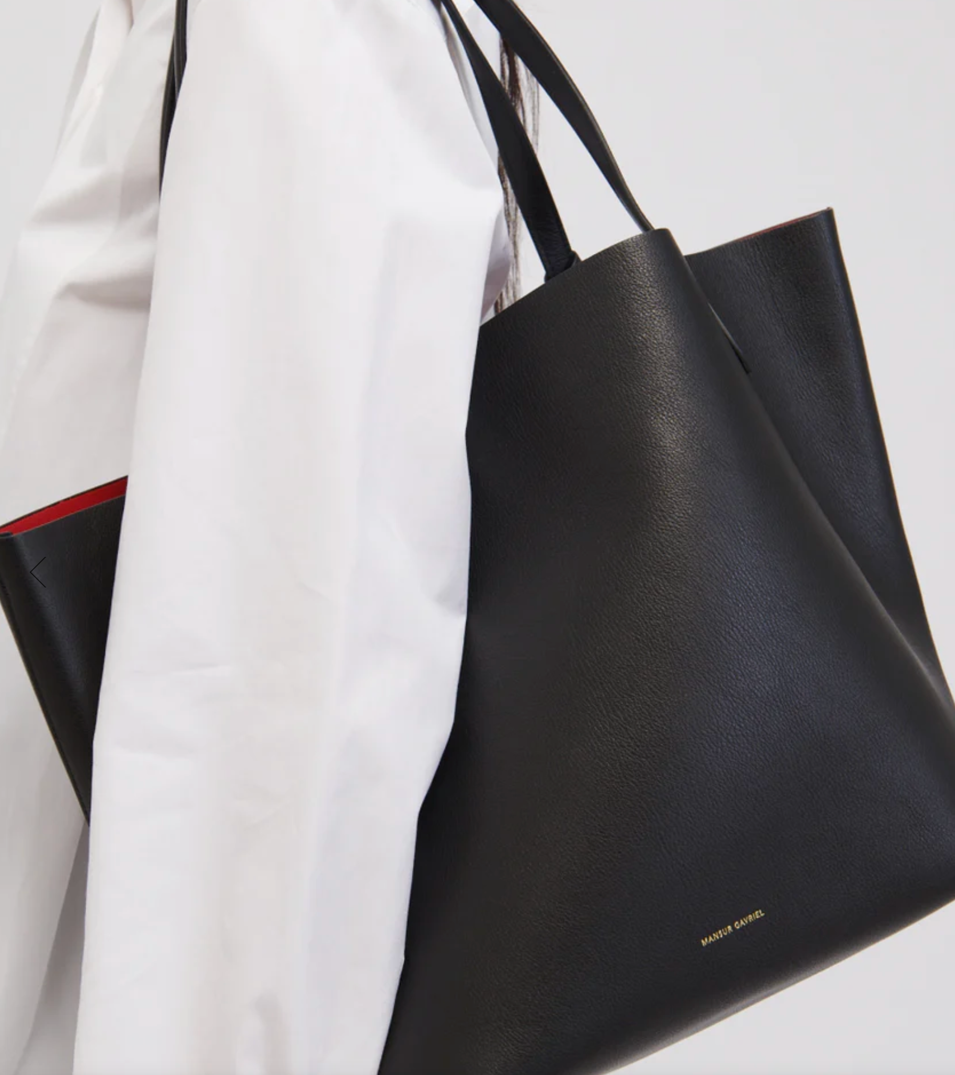 Everyday Soft Tote-Accessories-Mansur Gavriel-Black Flamma-OS-Mercantile Portland