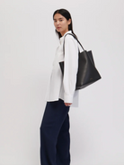 Everyday Soft Tote-Accessories-Mansur Gavriel-Black Flamma-OS-Mercantile Portland