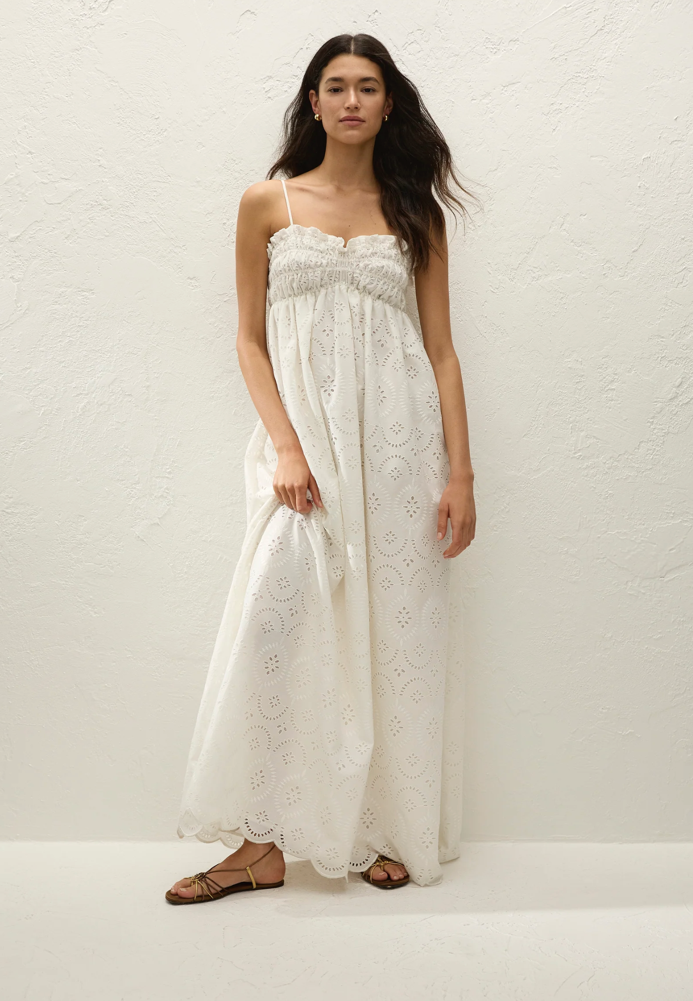 Faithfull Etta Maxi Dress-Clothing-FAITHFULL-WHT-2-Mercantile Portland