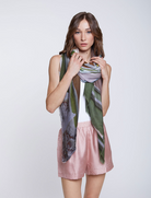 Faliero Sarti Scarf | in collaboration with Massimo Listri | Banca Nazionale-Scarves and Wraps-FALIERO SARTI-Beige-One Size-Mercantile Portland