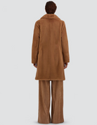 Faux Fur Lapel Coat-Outerwear-Herno-Camel-36-Mercantile Portland