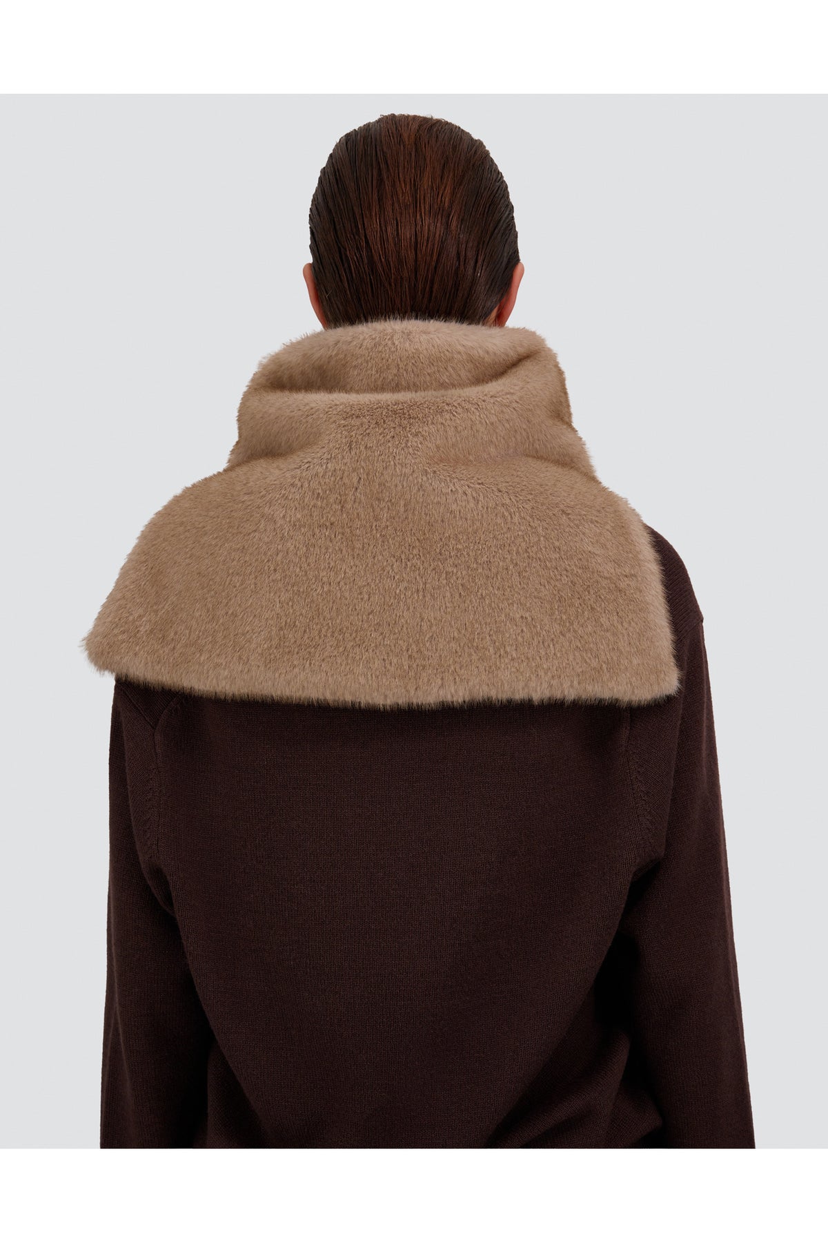 Faux Mink Collar-Scarves and Wraps-Herno-Chantily-OS-Mercantile Portland