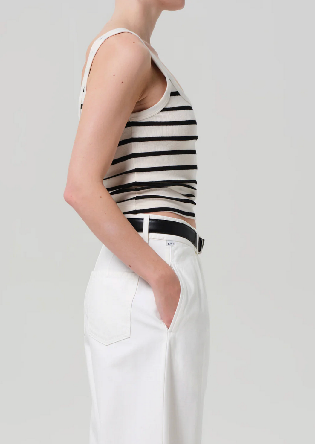 Faye Tank-Clothing-Citizens of Humanity-Midnight Stripe-XS-Mercantile Portland