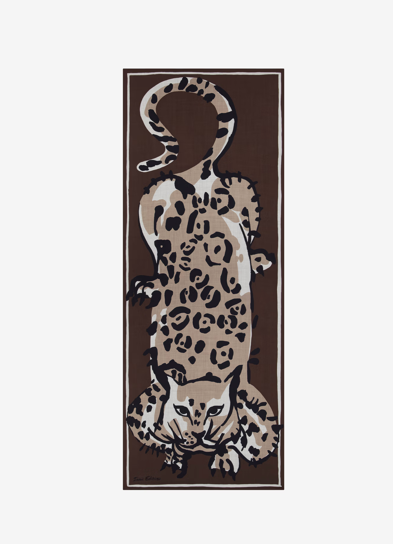 Felino Scarf in Brown-Scarves and Wraps-Inoui Editions-Brown-OS-Mercantile Portland