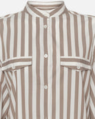 Femme Pocket Shirt in Mocha Multi-Shirts-Frame-Mocha Multi • Frame-XX-Mercantile Portland