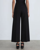 Finesse Crepe Franklin Wide Leg Ankle Pant-Pants-Lafayette 148-Black-0-Mercantile Portland