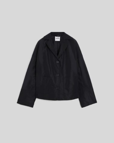 Flared Jacket-Clothing-ASPESI-XXS-Black-Mercantile Portland