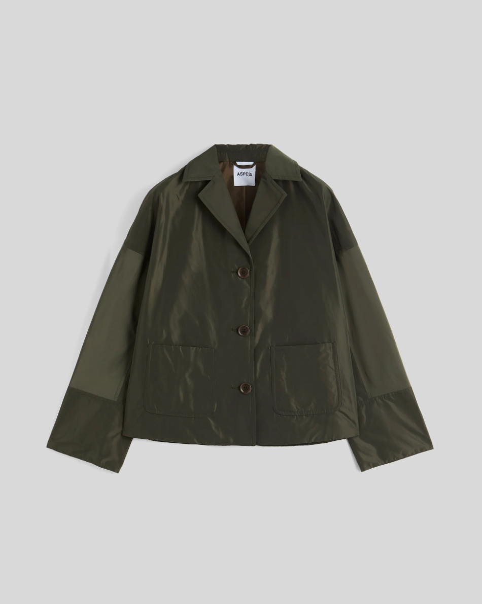 Flared Jacket-Clothing-ASPESI-XXS-Military Green-Mercantile Portland