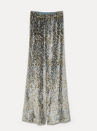 Flared Silk Velvet Trousers-Clothing-Forte Forte-Stone-00-Mercantile Portland
