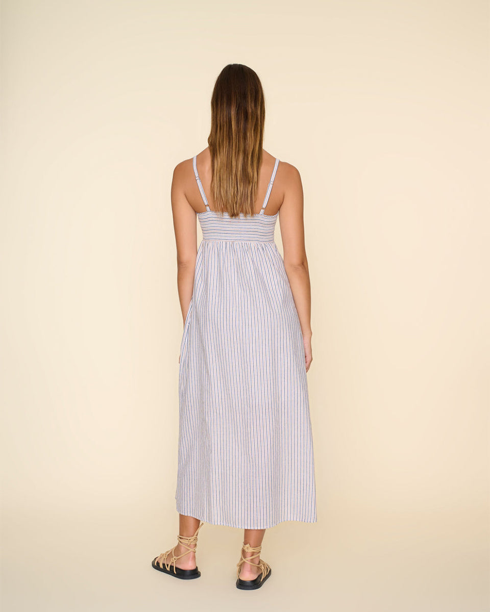 Flavia Dress-Clothing-Xirena-Mocha Stripe-XS-Mercantile Portland