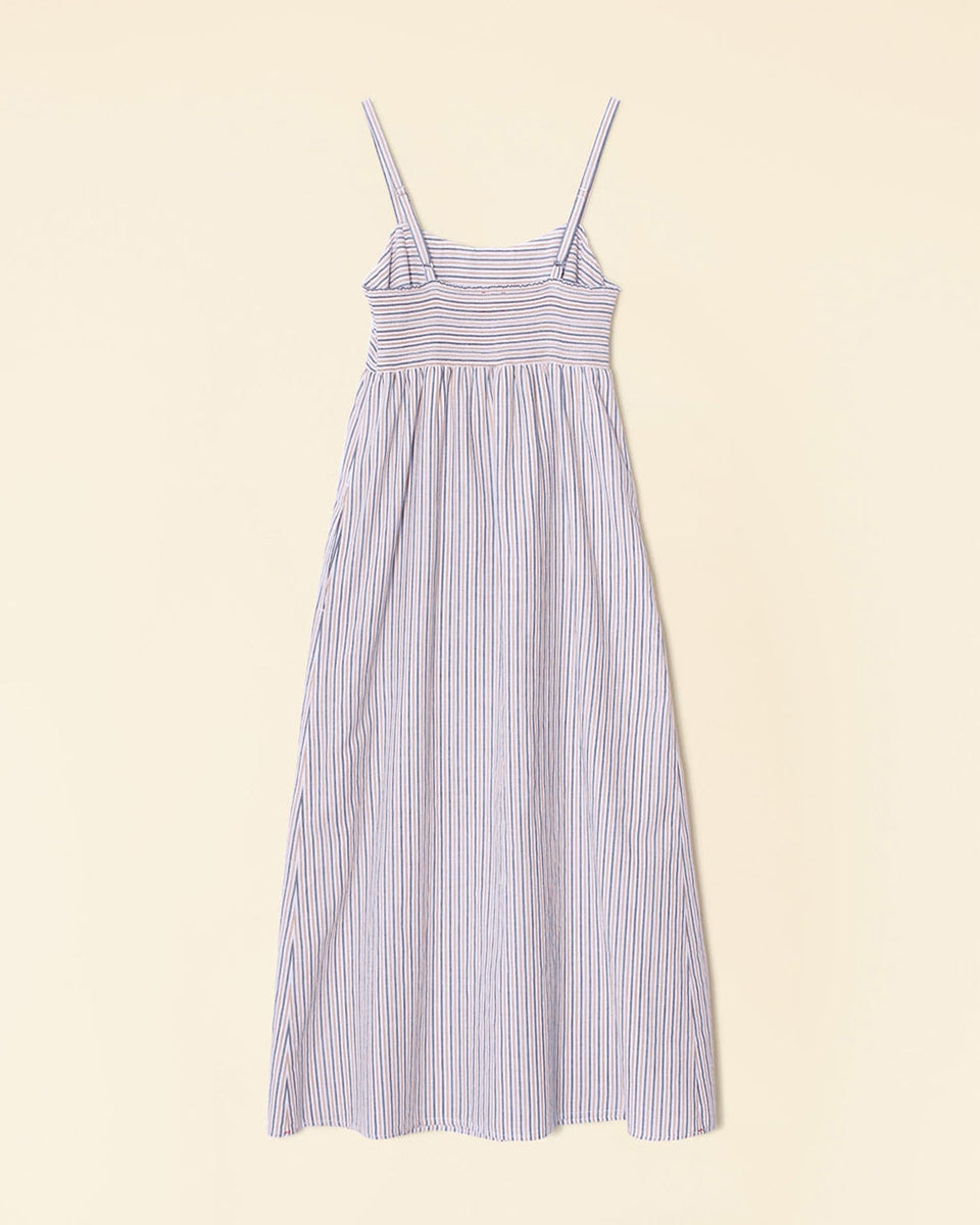 Flavia Dress-Clothing-Xirena-Mocha Stripe-XS-Mercantile Portland