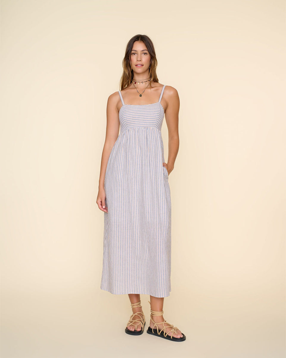 Flavia Dress-Clothing-Xirena-Mocha Stripe-XS-Mercantile Portland