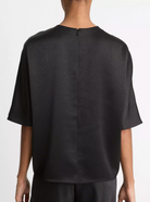 Fluid Satin T-Shirt-Clothing-Vince-Black-XXS-Mercantile Portland