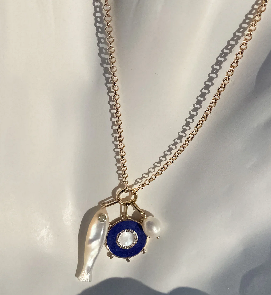 Fortuna Mother of Pearl Charm-Jewelry-Thatch-Mother of Pearl-OS-Mercantile Portland