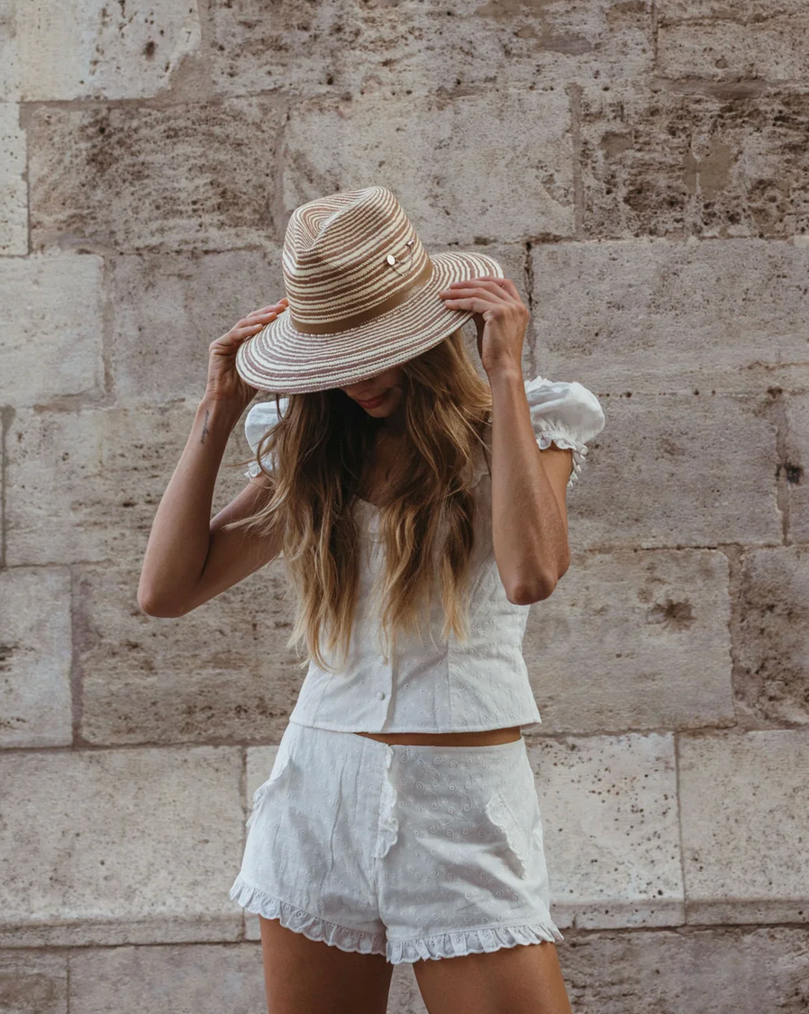 Foxglove Fedora-Hats-Freya-Natural / Ginger-S/M-Mercantile Portland