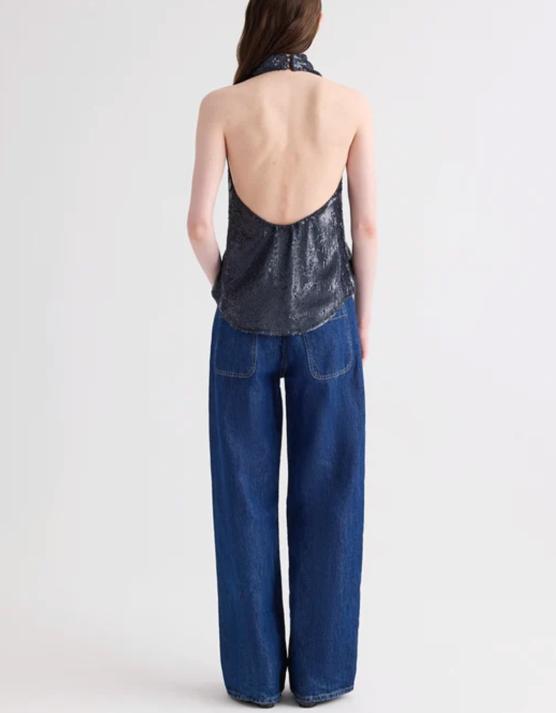 Friday Night Top in Blue Nights-Tops-TWP-Blue Nights-XS-Mercantile Portland