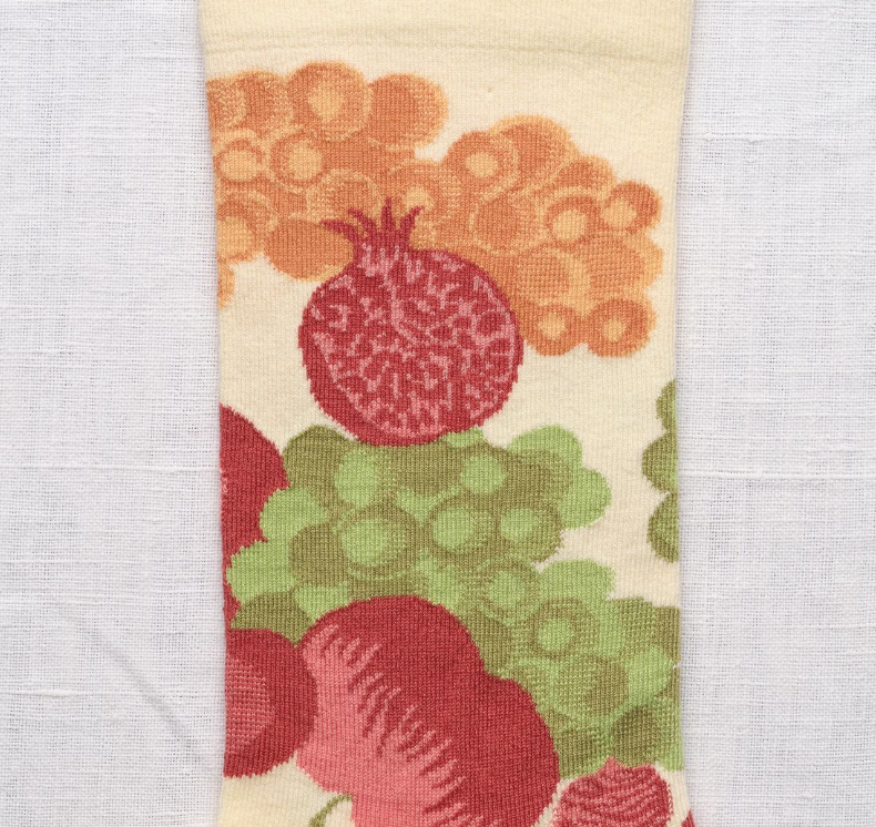 Fruits Socks-Socks-Bonne Maison-Ecru-36/38-Mercantile Portland