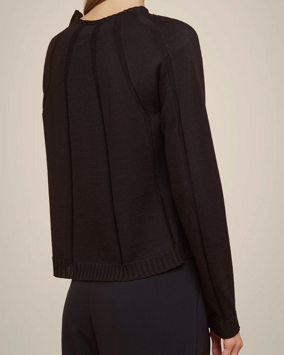 Fully Fashioned Sweater-Clothing-Liviana Conti-Black-XS-Mercantile Portland
