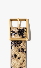 Gabriele Belt-Belts-Nili Lotan-OS-Taupe Snakeskin w/gold buckle-Mercantile Portland