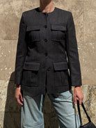 Gabriella Jacket-Clothing-Nili Lotan-Black-2-Mercantile Portland