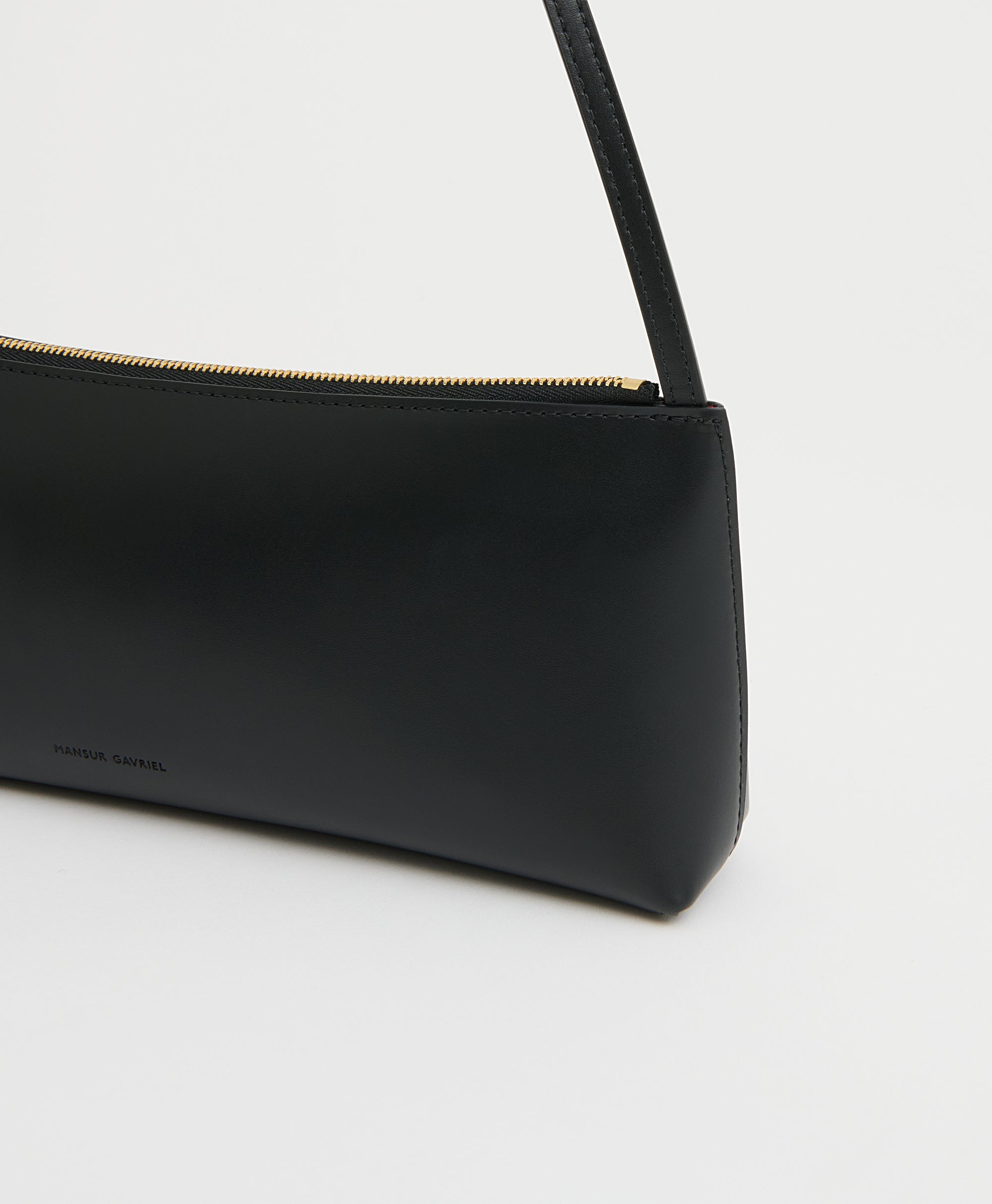 Gaia Baguette in Black Flamma-Handbags-Mansur Gavriel-Black-OS-Mercantile Portland