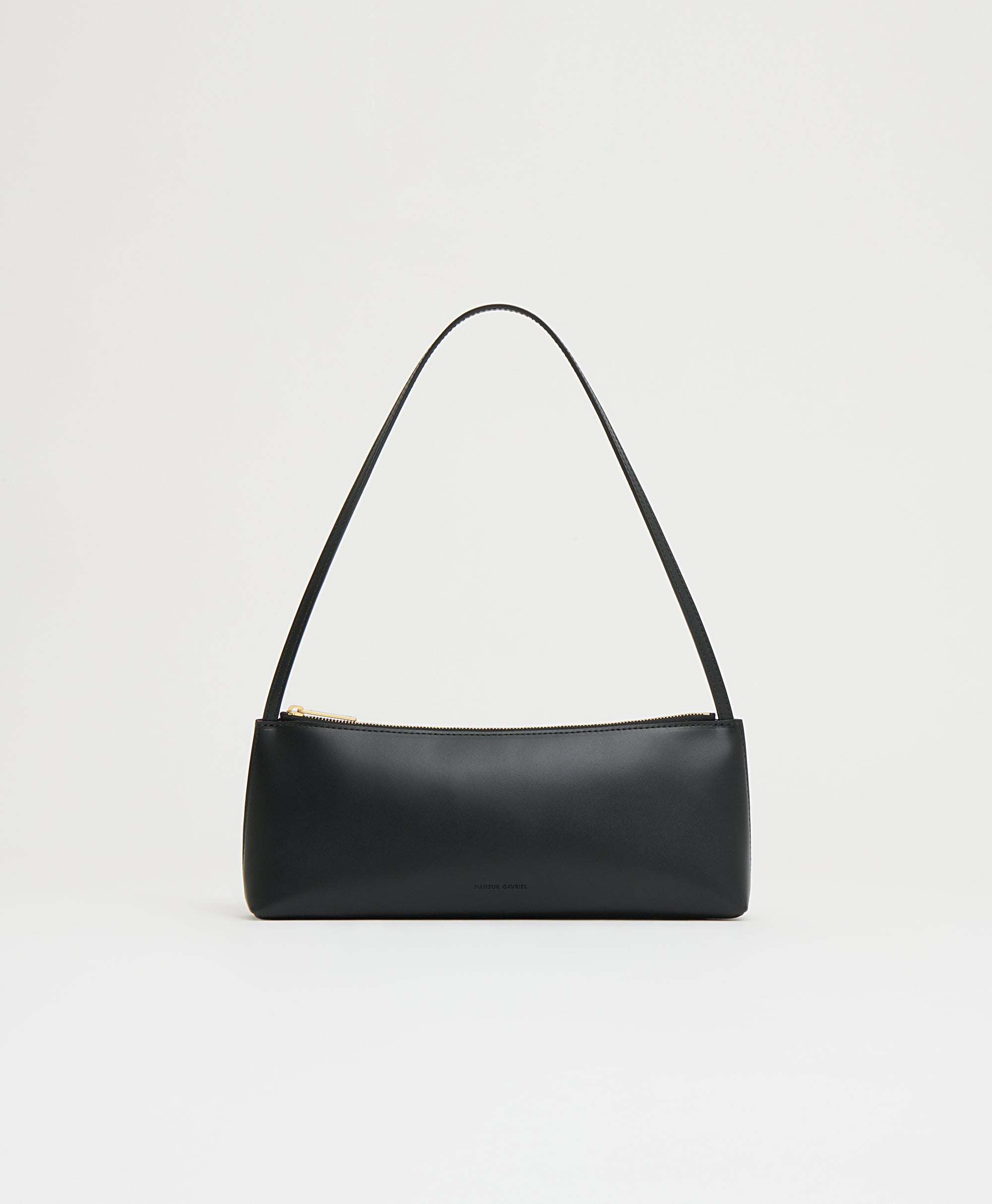 Gaia Baguette in Black Flamma-Handbags-Mansur Gavriel-Black-OS-Mercantile Portland
