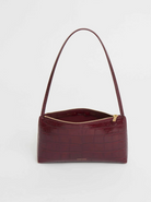 Gaia Shoulder Bag in Oxblood-Handbags-Mansur Gavriel-Oxblood Croc-OS-Mercantile Portland