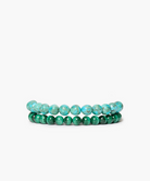 Gaia Turquoise & Malachite Bracelet-Jewelry-Chan Luu-Turquoise-OS-Mercantile Portland