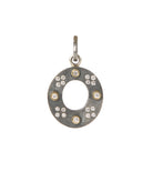 Gemma Sterling Silver Yellow Gold Bezel Pendant-Accessories-Rene Escobar-Mercantile Portland