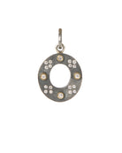 Gemma Sterling Silver Yellow Gold Bezel Pendant-Jewelry-Rene Escobar-Mercantile Portland