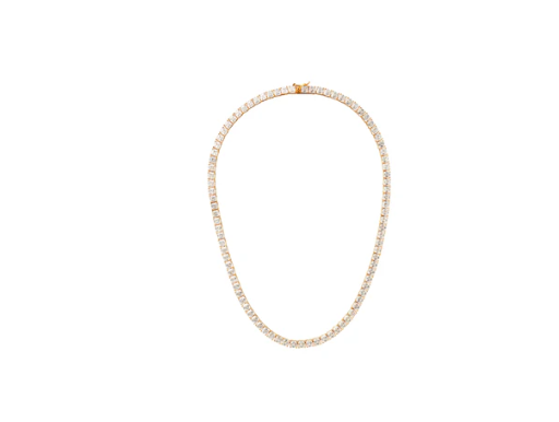 Gia Tennis Necklace-Jewelry-Roxanne Assoulin-Gold-OS-Mercantile Portland