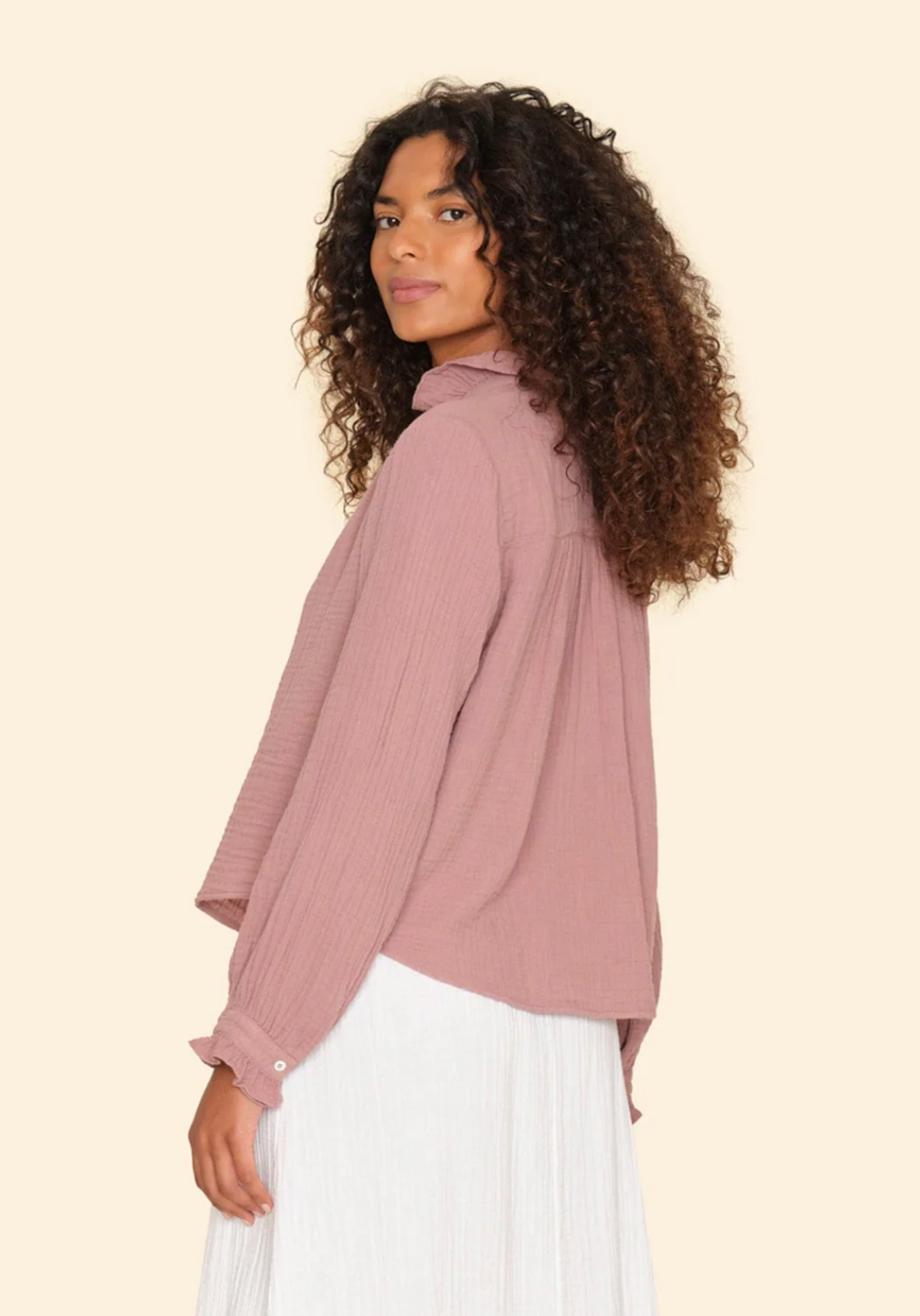 Gillian Shirt-Clothing-Xirena-Dusty Rose-XS-Mercantile Portland