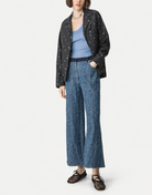 Glitter Taffeta PJ shirt in Black-Shirts-Forte Forte-Black-0-Mercantile Portland