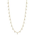 Gold & Diamond Fringe Drop Necklace-Jewelry-Sydney Evan-Yellow Gold-OS-Mercantile Portland