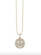 Gold & Diamond Happy Face Charm-Jewelry-Sydney Evan-Yellow Gold-OS-Mercantile Portland