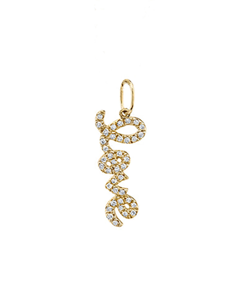 Gold & Diamond Love Charm-Accessories-Sydney Evan-OS-Mercantile Portland