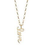 Gold Large Pure Love Charm Necklace-Jewelry-Sydney Evan-OS-Mercantile Portland