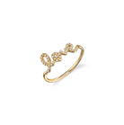 Gold & Pave Diamond Love Ring-Jewelry-Sydney Evan-Yellow Gold-OS-Mercantile Portland