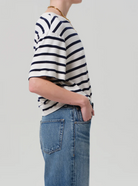 Goldie Tee-Clothing-Citizens of Humanity-Azure Stripe-S-Mercantile Portland